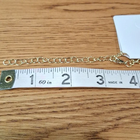 Stunning Gold & Red Floral Statement Necklace - Picture 7 of 7